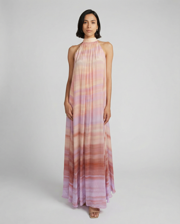 Asma Back Tie Maxi Dress