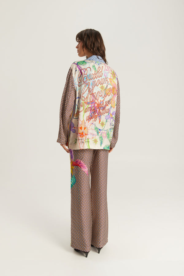 Audrey Printed Collar Jacket Paradiso