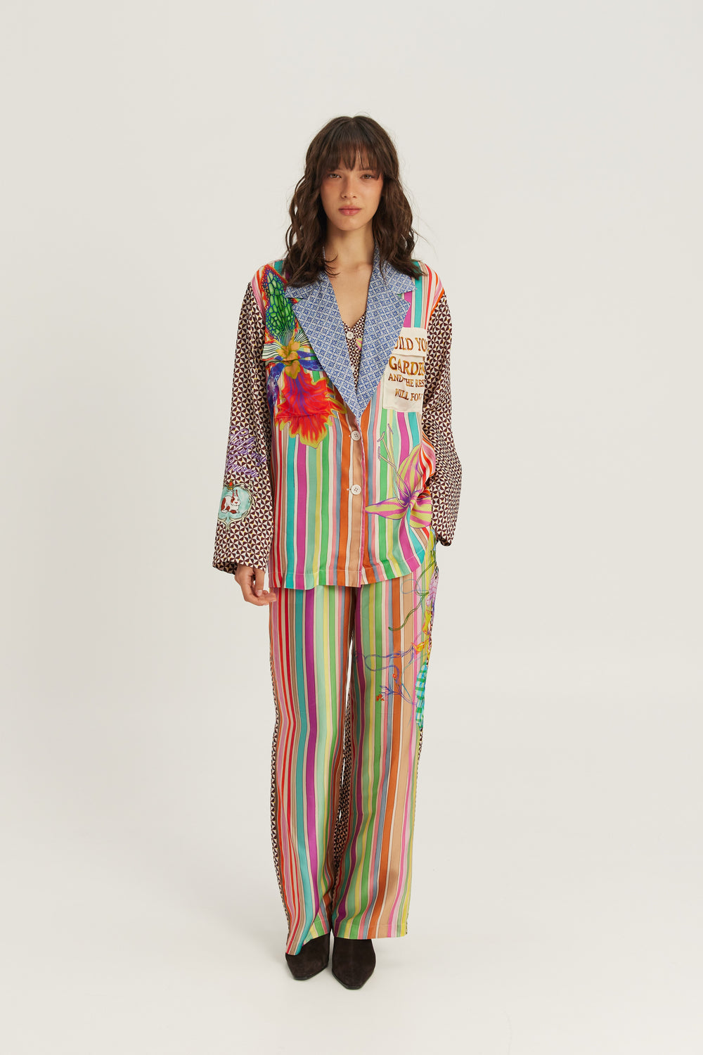 Audrey Printed Collar Jacket Paradiso