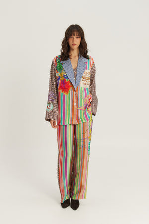 Audrey Printed Collar Jacket Paradiso