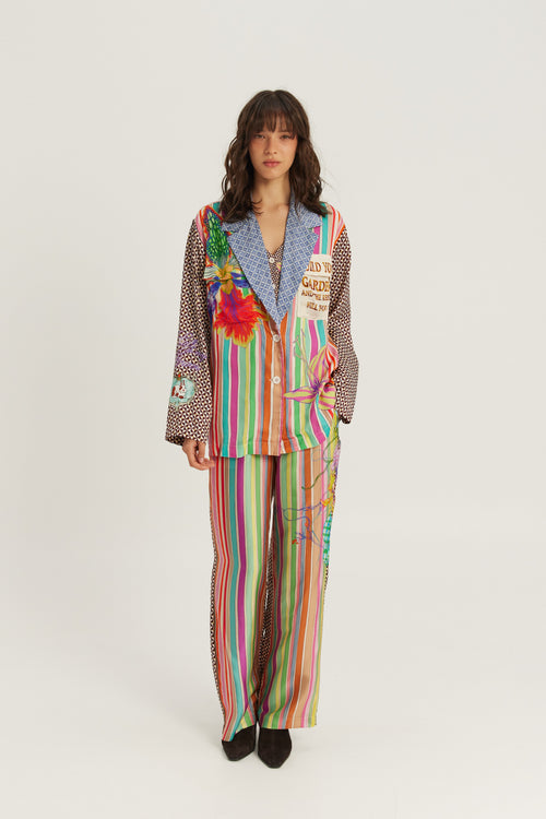 Audrey Printed Collar Jacket Paradiso