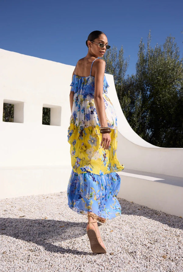 Ayka Tiered Maxi Dress