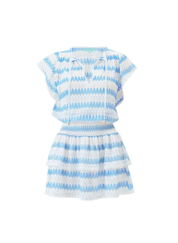 Remi White Oasis Short Dress by Melissa Odabash from Marina St Barth