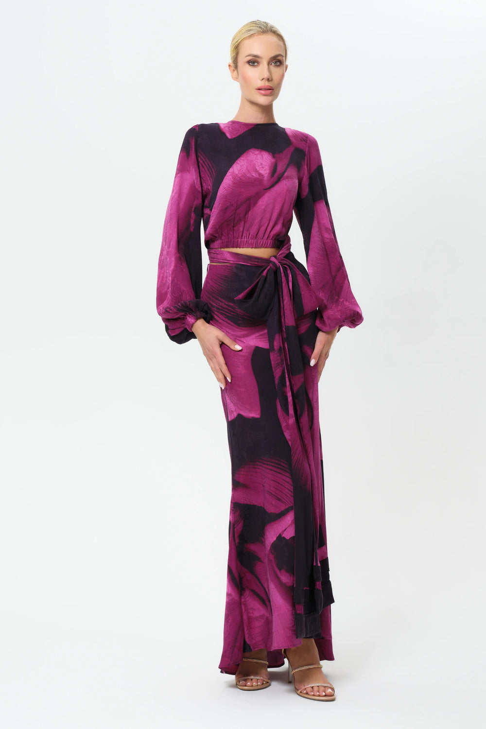 Niluu Sophia Calypso Maia Wrap Top