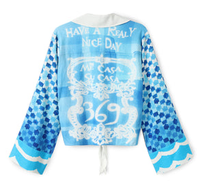 Ayla Tie Indigo Shirt