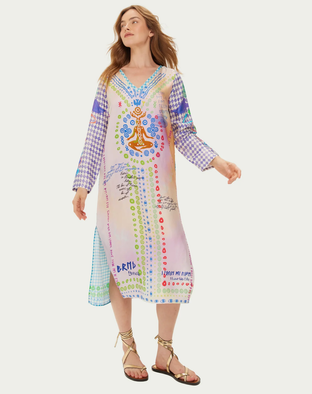 Violet Runic Whisper Dress