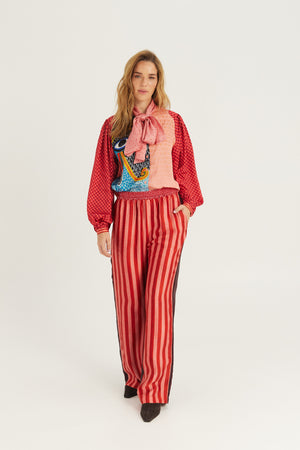 Bailey Track Pants Red Aura