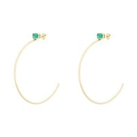 Skaska Emerald Hoops