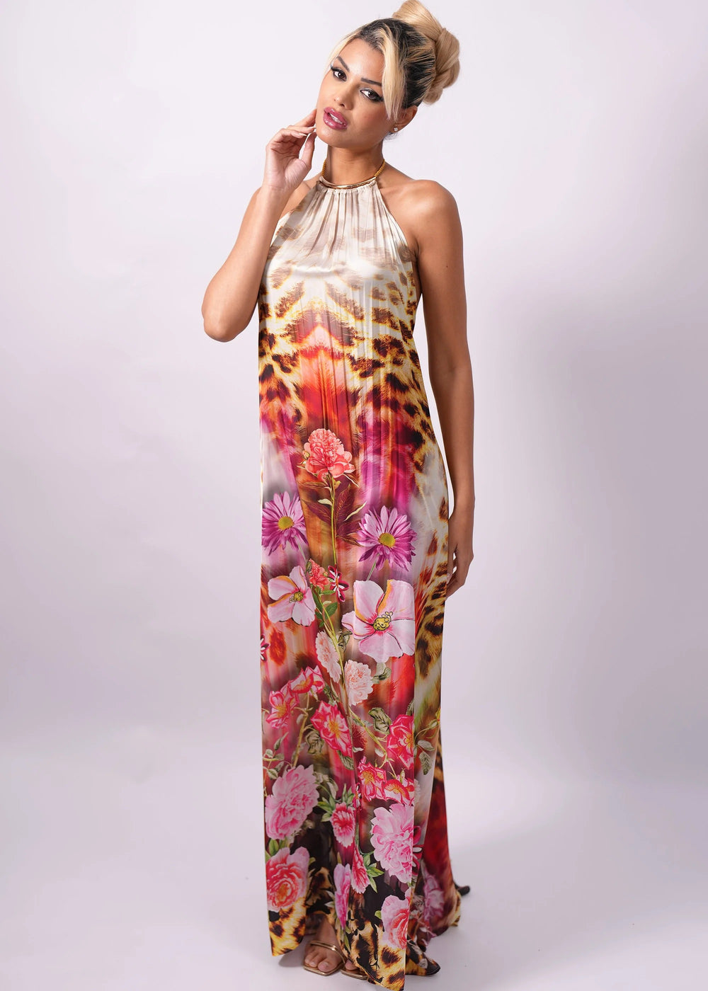 Alessa Sunset Floral Maxi Dress