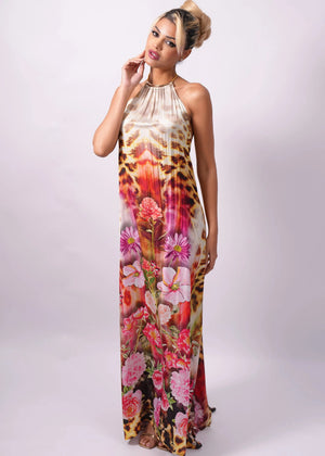 Alessa Sunset Floral Maxi Dress