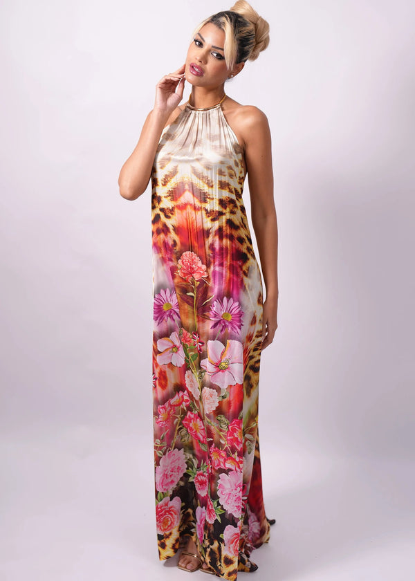 Alessa Sunset Floral Maxi Dress