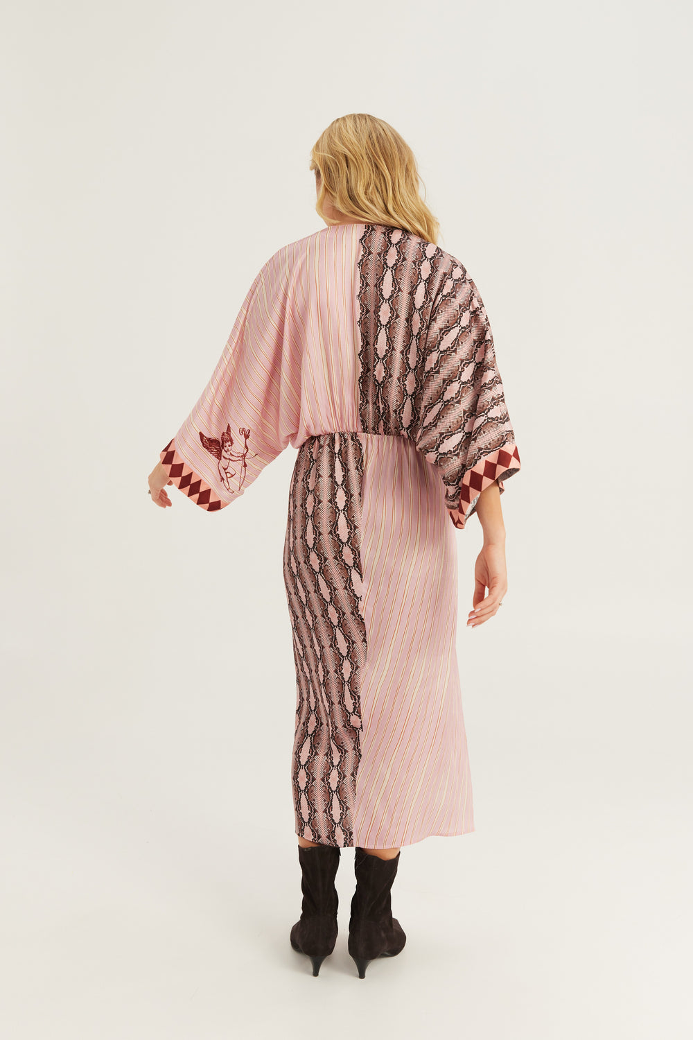 Camila Twisted Dress Red Aura