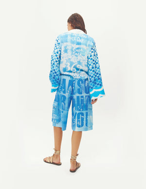 Ayla Tie Indigo Shirt