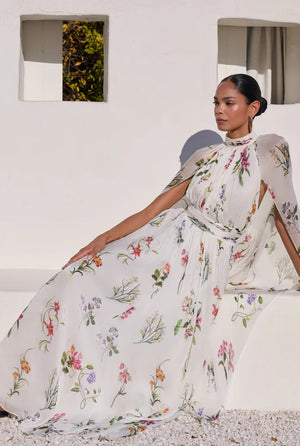 Anya Cape Maxi Dress