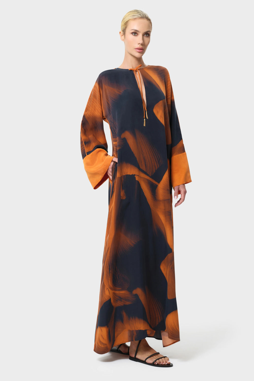 Niluu Loren Calypso Noor Kaftan Dress