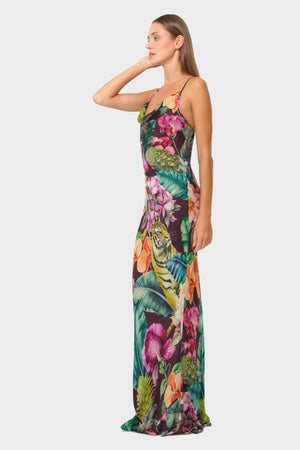 Niluu Farrah Calypso Scarlet Slip Dress