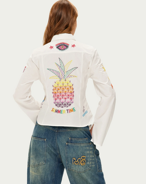 Rona Slim Fit Embroidered