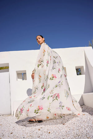 Anya Cape Maxi Dress