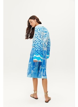 Ayla Tie Indigo Shirt