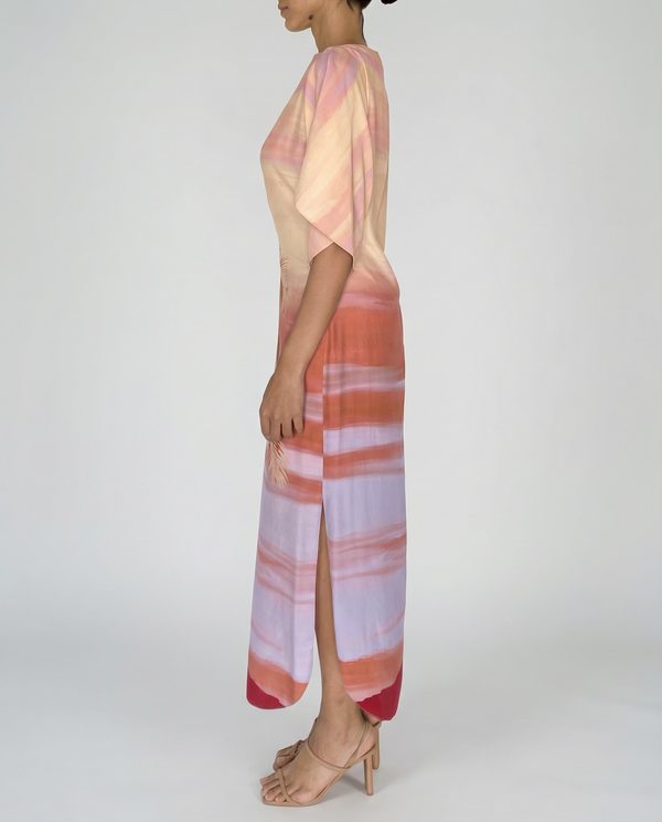 Asma Boat Neck Dress