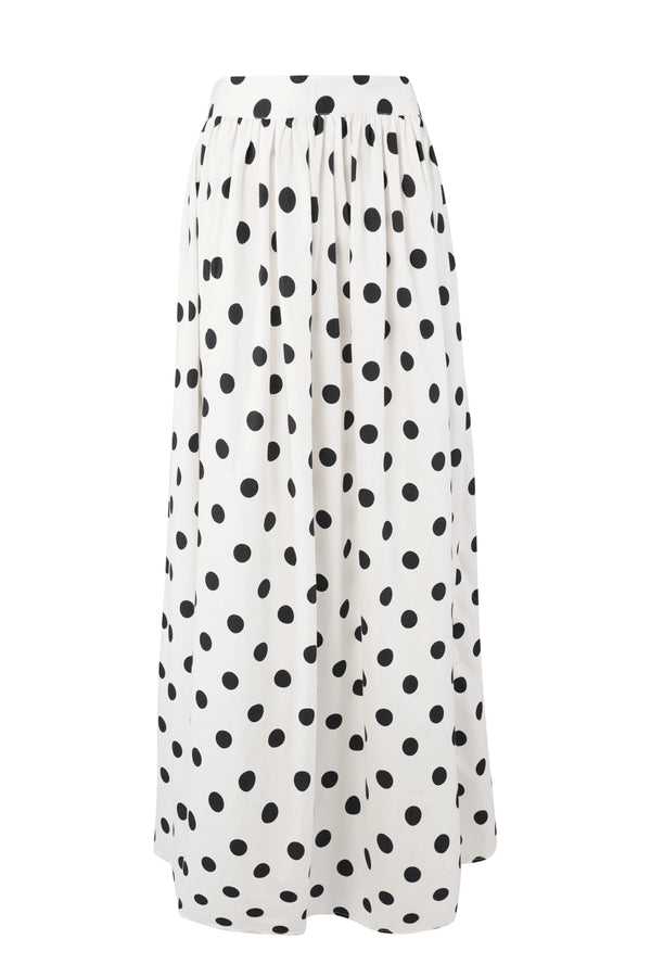 Marlea Skirt Flavy White Polka