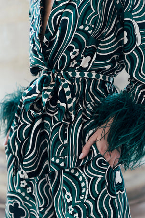 Diane Jacket Green Cosmic