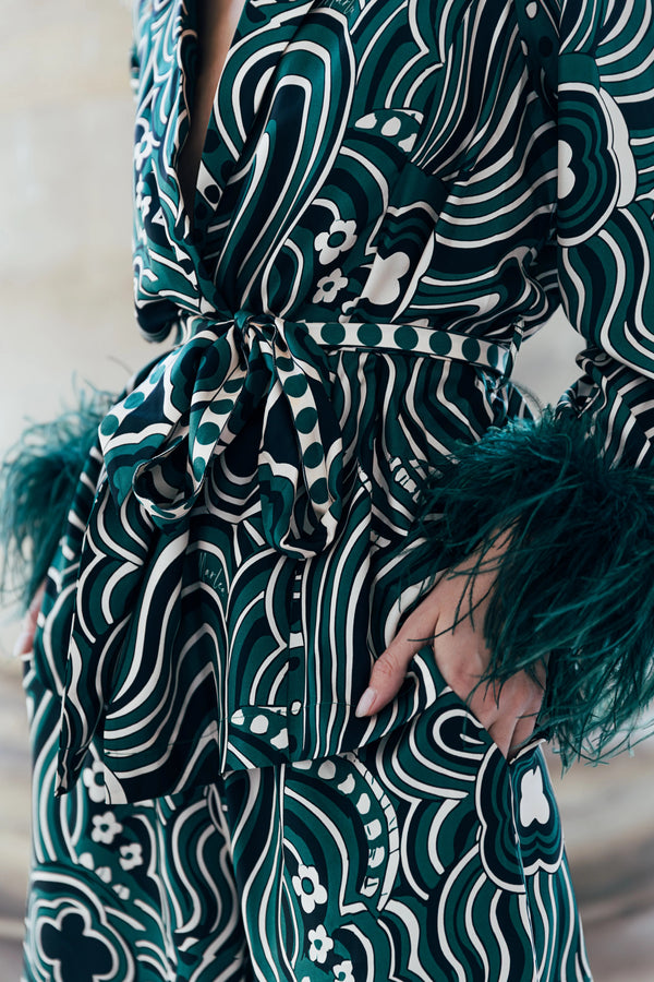 Diane Jacket Green Cosmic