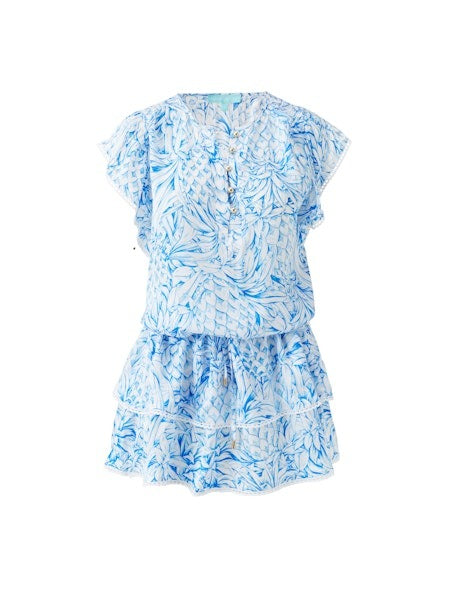 misa lilian dress white Lenni Pineapples Dress S