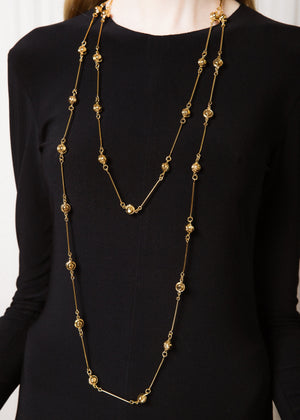 Sylvia Necklace Candies Brass