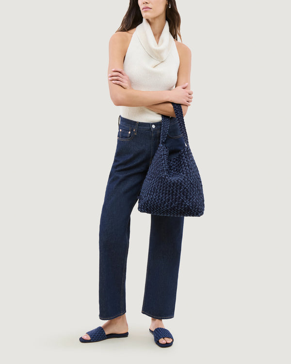 Naghedi Nomad Hobo Double Weave Indigo