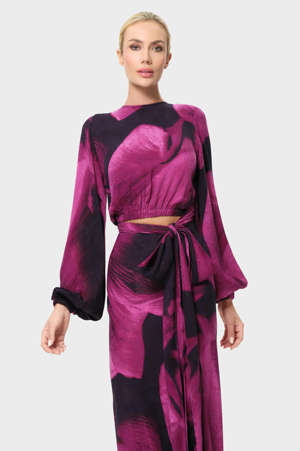 Niluu Sophia Calypso Maia Wrap Top