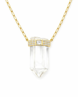 Clear Quartz Pendant Necklace