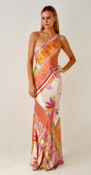Paris Poolside Gossip Silk Dress Style 707