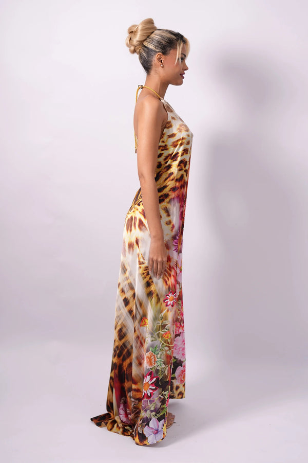 Alessa Sunset Floral Maxi Dress