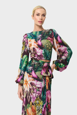 Niluu Farrah Calypso Maia Wrap Top