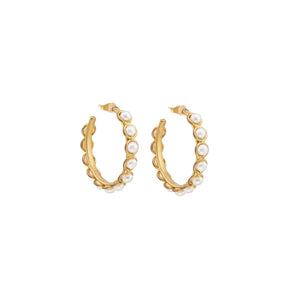 Sylvia Candies Pearl Hoops