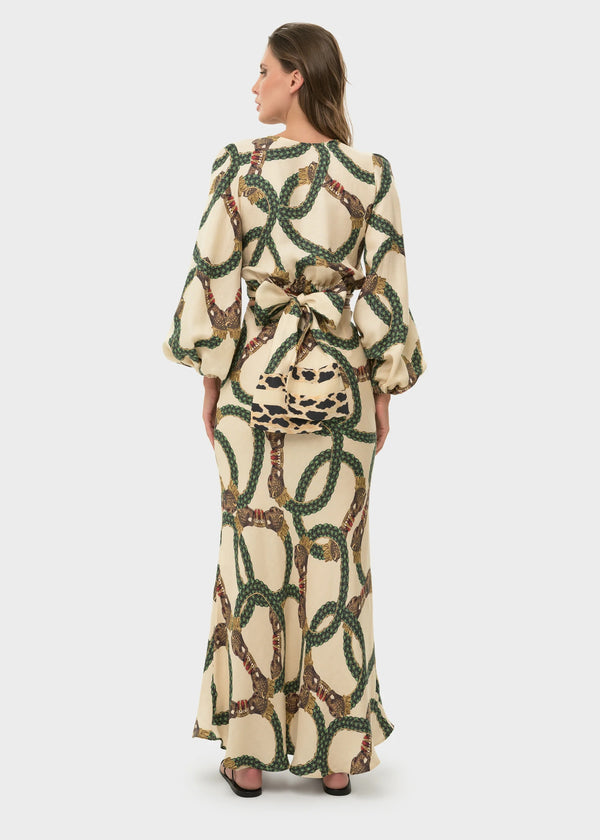 Celine Maia Wrap Top