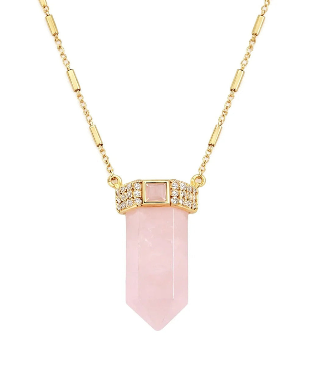 Rose Quartz Queen Necklace