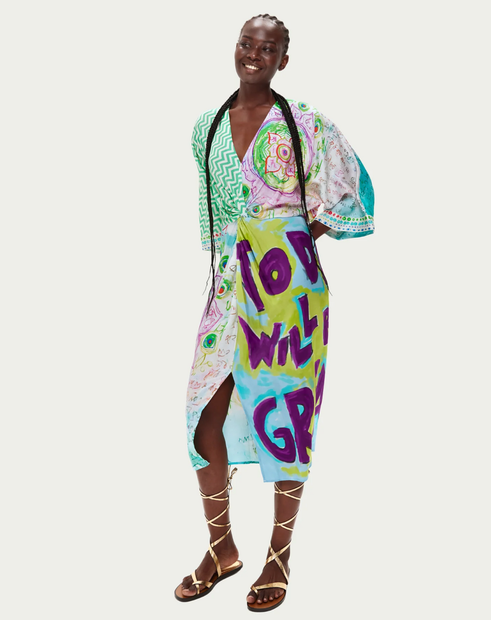 Camila Runic Whisper Dress