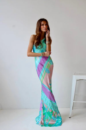 Paris Glamour Silk Dress Style 707