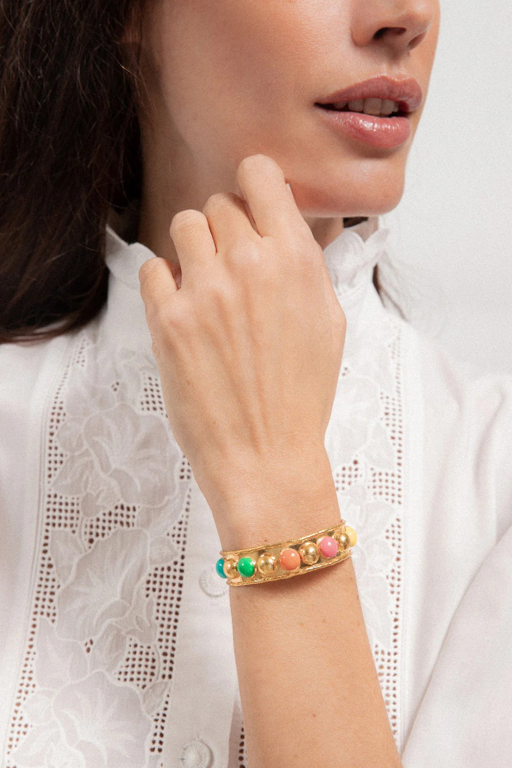 Sylvia Tribal Enamel Bracelet