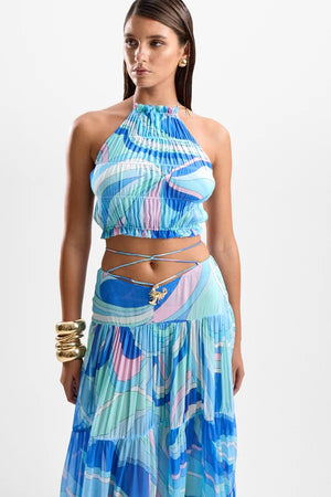 Cin Cin Spice Ruched Top