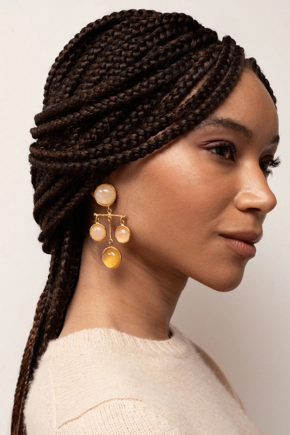 Sylvia Libra Moonstone earrings