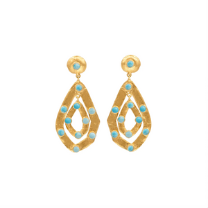 Sylvia Ava Larimar Earrings