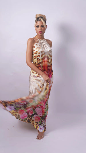 Alessa Sunset Floral Maxi Dress