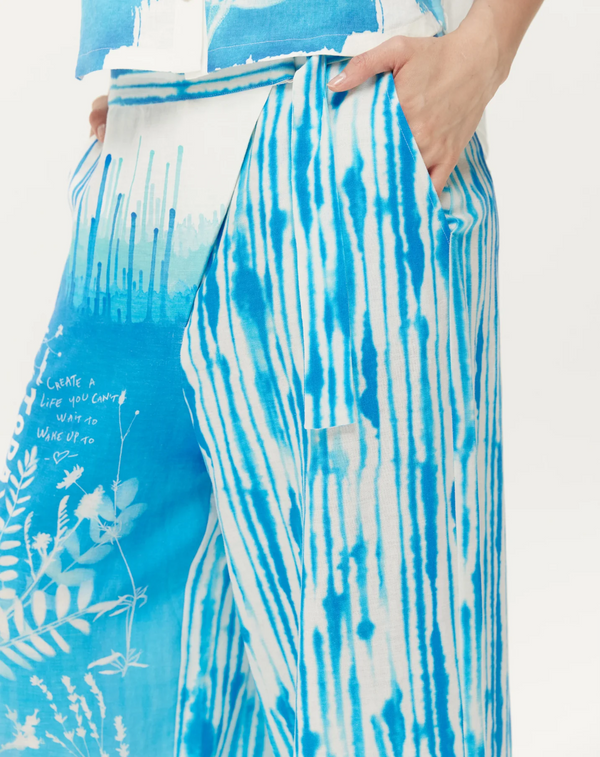 Ellen Indigo Wrapped Pants by Me 369 from Marina St Barth