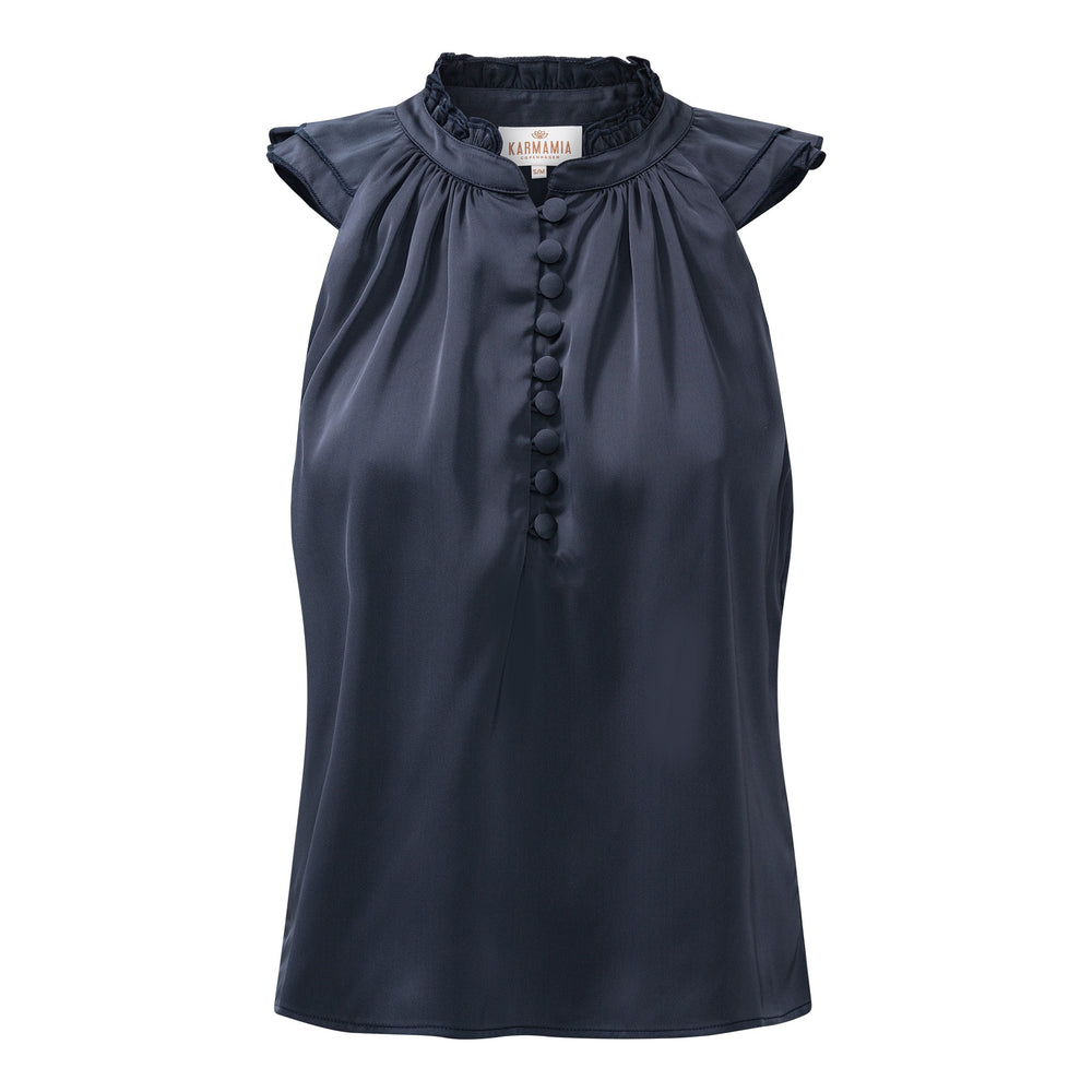 Anna Top Hammered Saphire