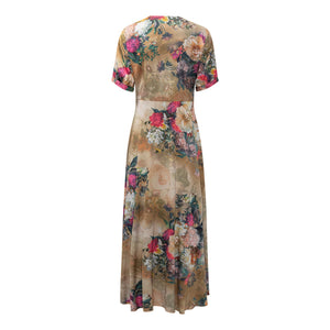 Faye Dress Gold Blossom