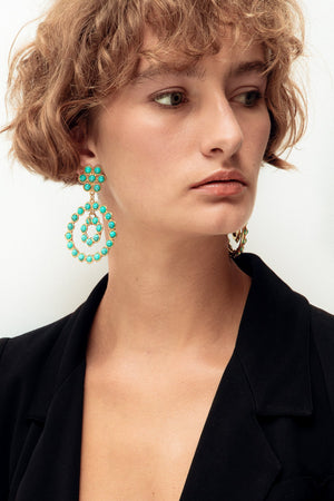 Sylvia Happy Flower Turquoise by Sylvia Toledano from Marina St Barth