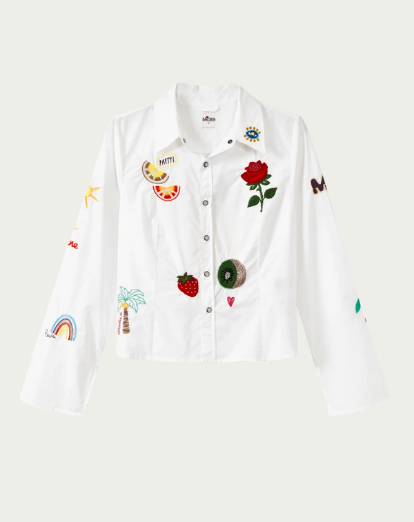 Rona Slim Fit Embroidered